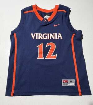 Nike Virginia Cavaliers Youth Basketball Jersey #12 Navy Blue